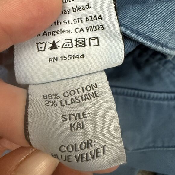 Stylish Blue Cargo Pants for Women - Picture 12 of 14